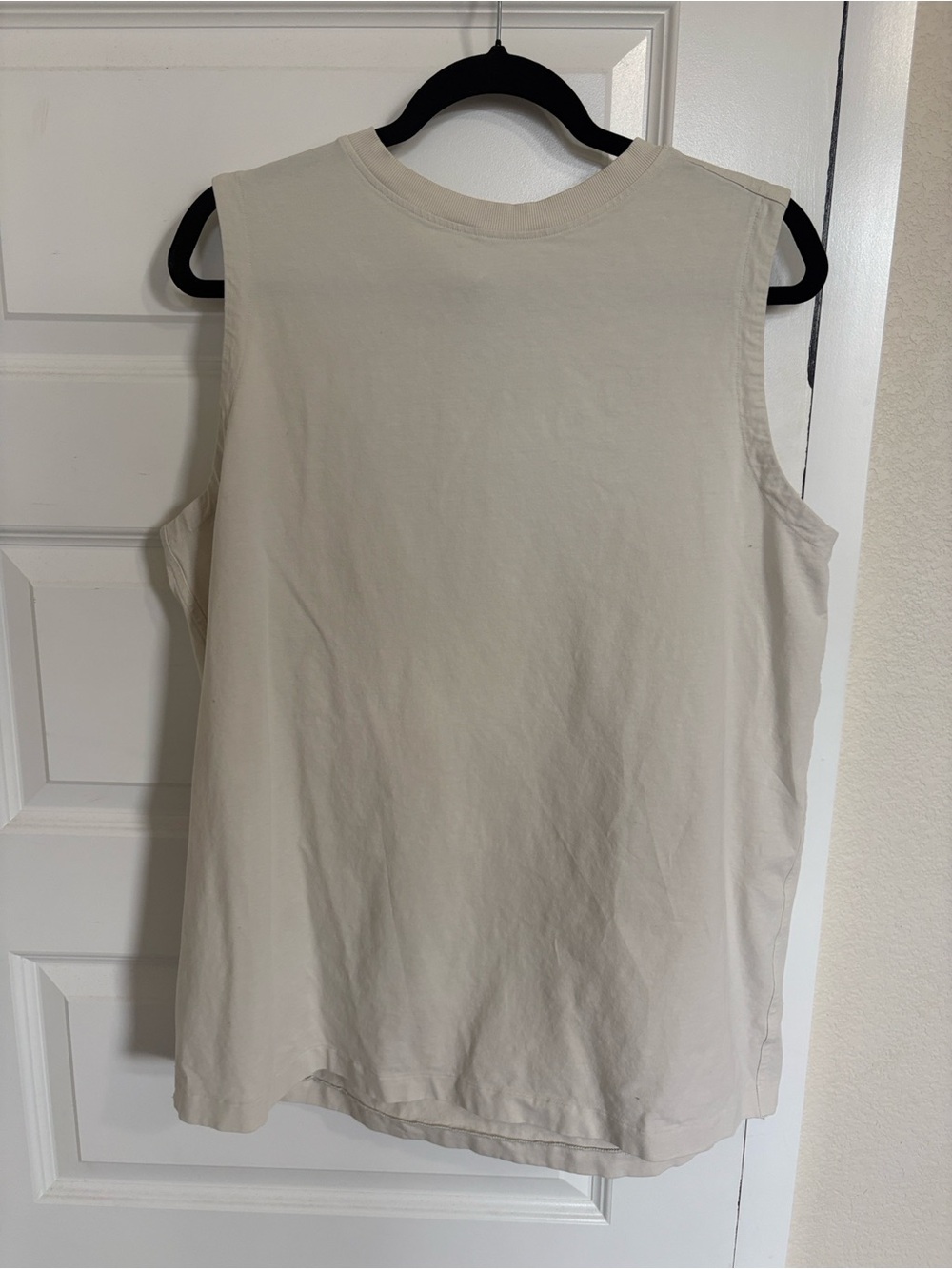 Lululemon Women’s All Yours Tank Top Organic Cotton Sleeveless Cream
